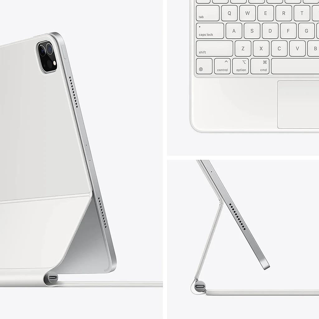 Apple Magic Keyboard - White | Compatible with iPad Pro 11" (1st-4th Gen), 12.9" (1st-6th Gen) & iPad Air (4th-6th Gen) image 6