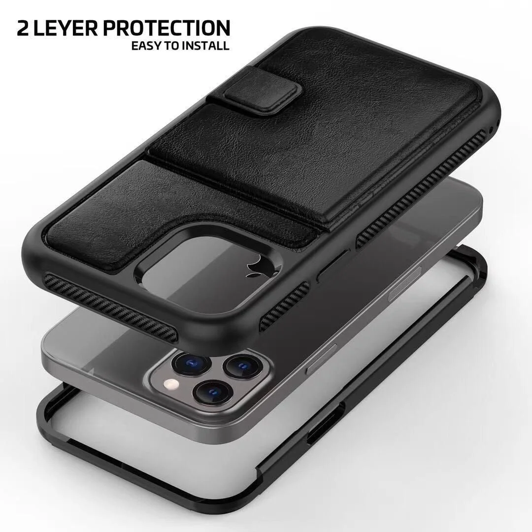 Cover Wallet Case For iPhone ( X to 12 Pro Max ) image 2