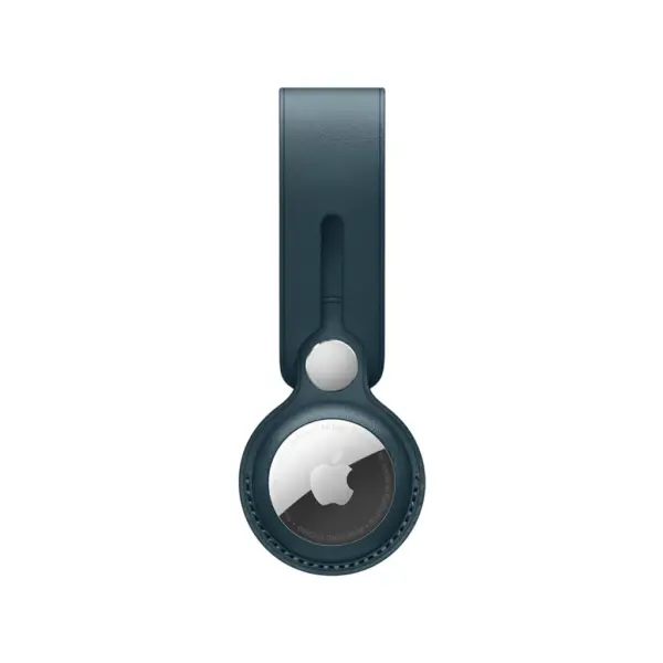 Original Apple AirTag Leather Loop ( Baltic Blue )