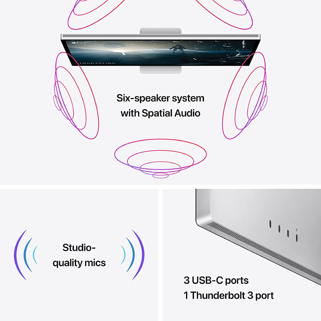 Apple Studio Display – 27-inch 5K Retina, Standard or Nano-Texture Glass, Tilt-Adjustable Stand image 3