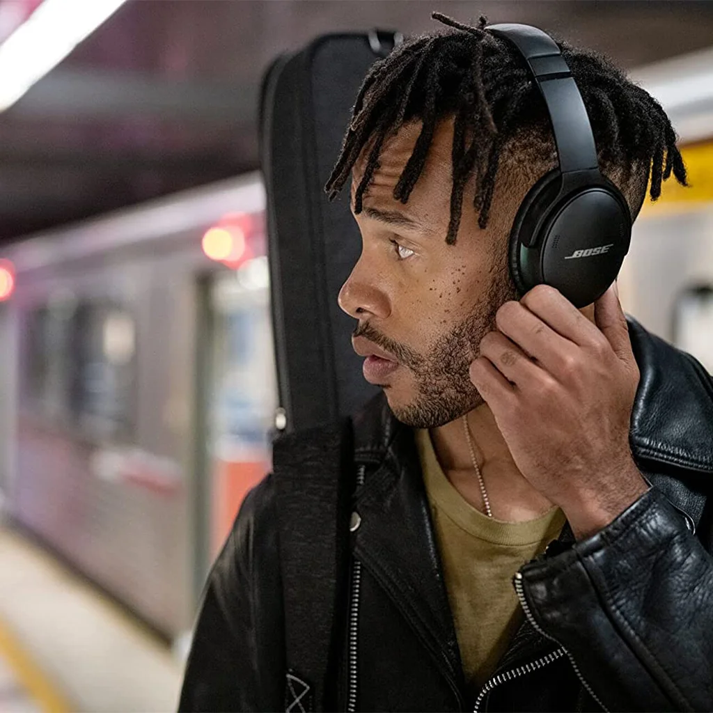 Bose - QuietComfort 45 ( QC45 ), Bluetooth Wireless Noise Cancelling Headphones - Triple Black image 4