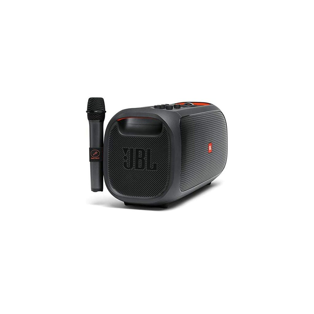 JBL - PartyBox On The Go, with built in lights and wireless mic image 4