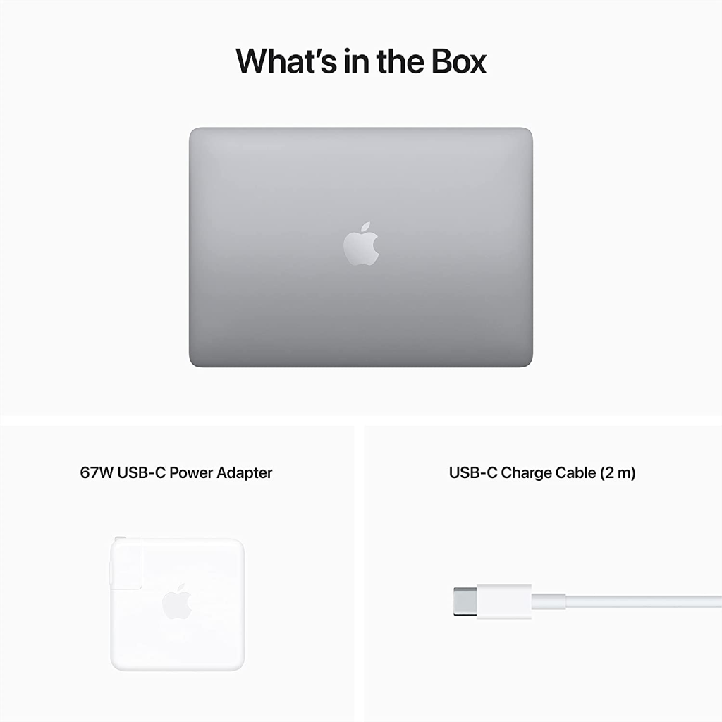 Apple MacBook Pro with M2 chip 13-inch Retina display, 8GB RAM, (256GB or 512GB SSD) - Space Gray image 3