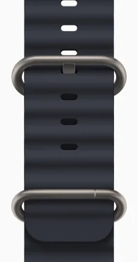 Apple Watch Ultra - Case Size 49mm, Titanium Case with (Midnight - Green - Starlight - Orange - Blue and Gray trail Alpine Loop) image 8
