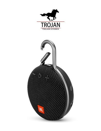 JBL Clip 3 Portable IPX7 Waterproof Wireless Bluetooth Speaker with Built-in Carabiner, Noise-Canceling Speakerphone and Microphone