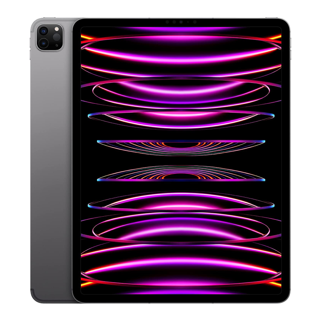 Apple 12.9-inch iPad Pro with M2 Chip (Wi-Fi only or with Celluar, 128gb or 256GB or 512GB or 1TB) - Space Gray (6th Generation)