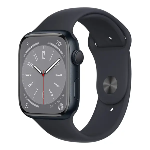 Apple Watch Series 8 45MM, Midnight Aluminum Case with Midnight Sport Band - M/L. Fitness Tracker, Blood Oxygen & ECG Apps, Always-On Retina Display, Water Resistant (Copy)