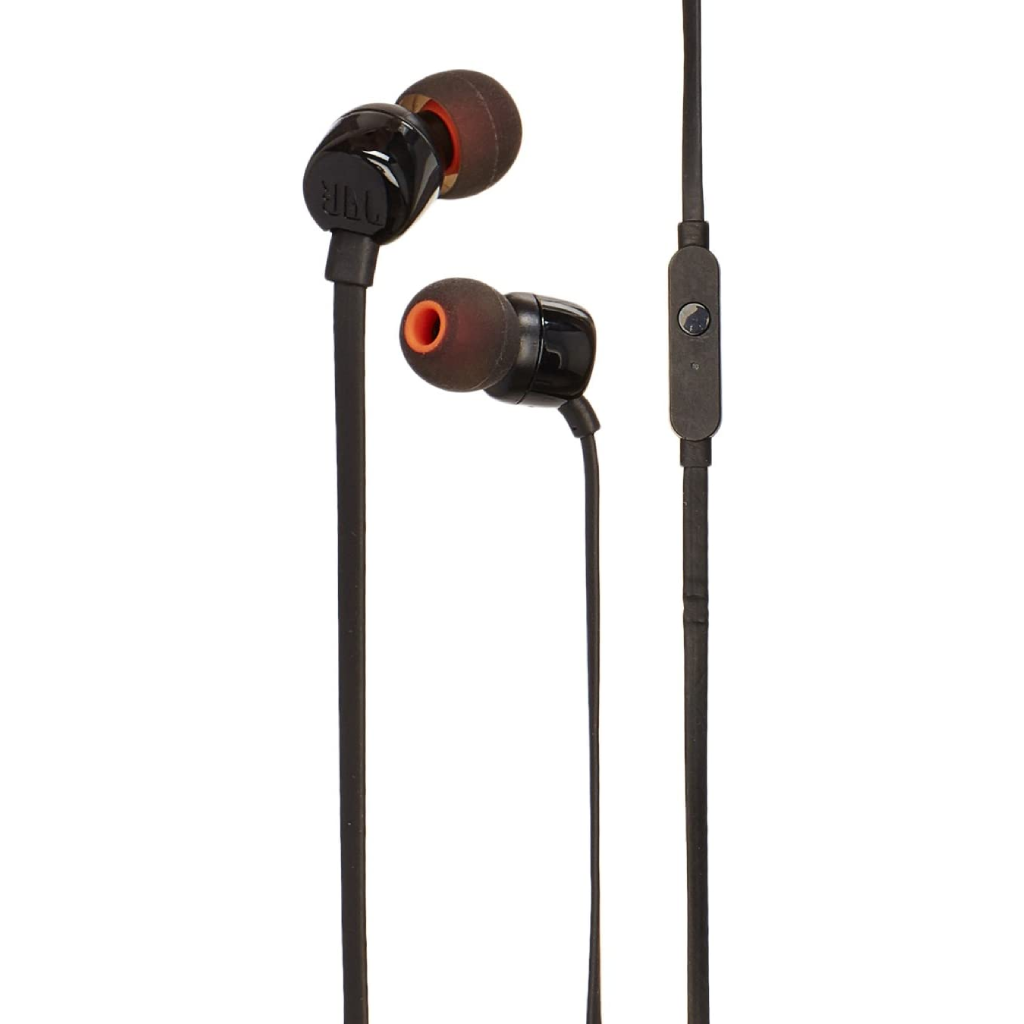 JBL Tune 110 Wired Earphone - Black