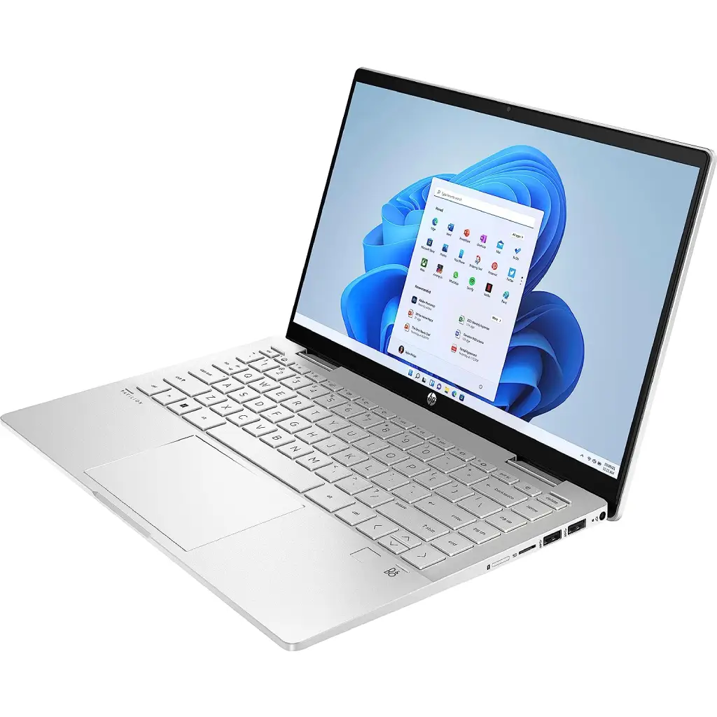 HP Pavilion x360 2-in-1 14-inch ( Touch Screen Laptop ), With Intel Core i5, 8GB Ram, 256GB NVMe M.2 SSD - Silver image 5