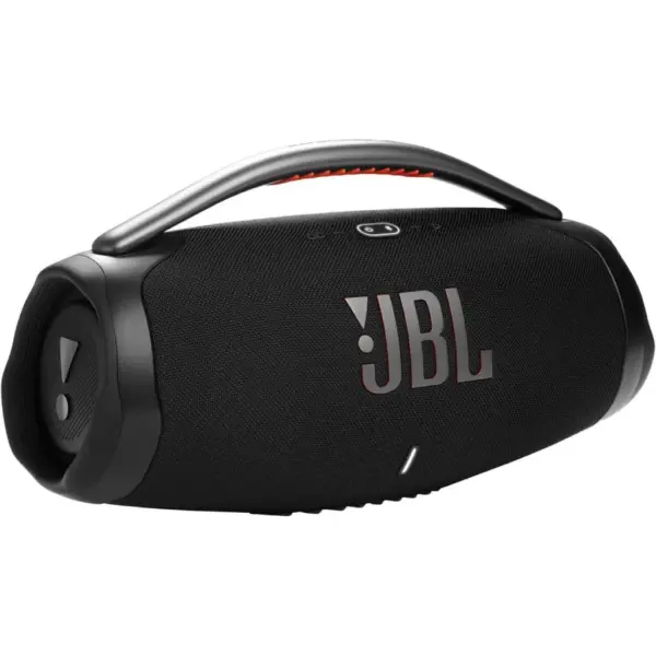 JBL Boombox 3 Portable Bluetooth Speaker, Powerful sound and monstrous BASS, Waterproof, 24Hours of Playtime, JBL Party Boost For Speaker Pairing - Black