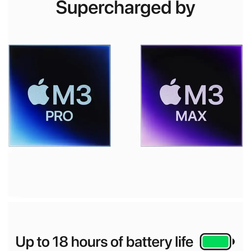 Apple MacBook Pro M3 Pro chip with 11‑core CPU, 14‑core GPU: 14.2-inch Liquid Retina XDR Display, 18GB Memory, 512GB or 1TB SSD - Space Black , (MRX33 - MRX43) image 4