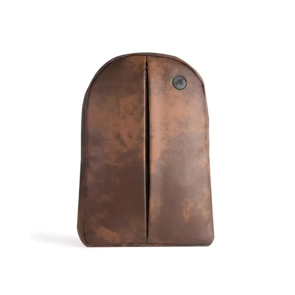 Leather Backpack | Durable & Stylish Backpack for Work & Travel - Black & Brown image 2