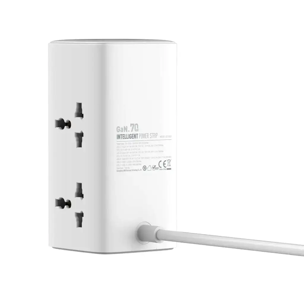 LDNIO SC4383, 4 Power Ports, 70W 2 USB-C PD Ports & 1 USB Port - Ultimate Charging Station image 5