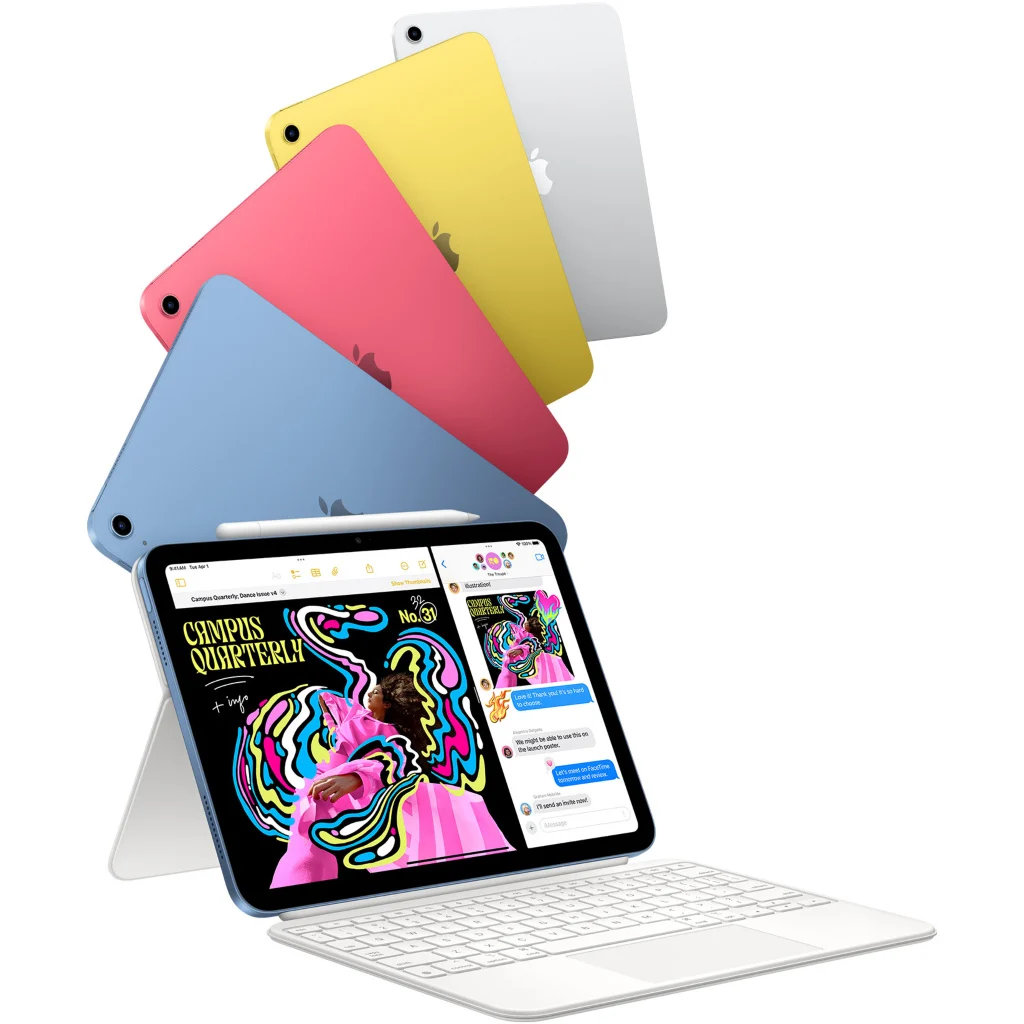 New Apple iPad 11-inch With A16 chip (Wi-Fi , 128GB-256GB) - (Blue - Yellow - Pink) image 5