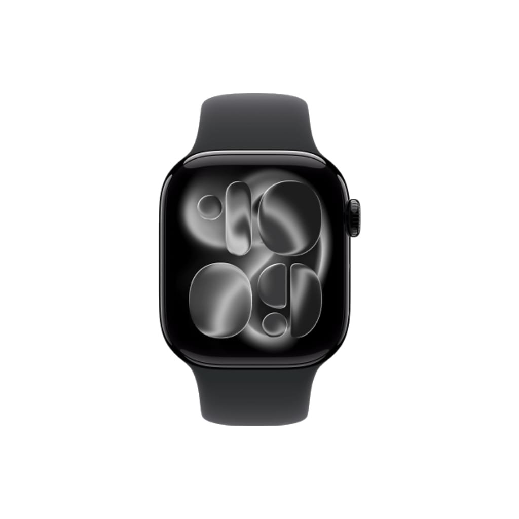 Apple Watch Series 11 (46mm) GPS – Jet Black & Space Gray Aluminum Case, Sport Band (M/L) – New image 2